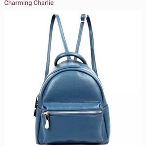 Charming Charlie Blue Mini bag pack
